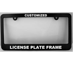 Custom License Plate Frame: "New York Style" ~ Personalized License Frame - Eva's Unity Sand Shoppe