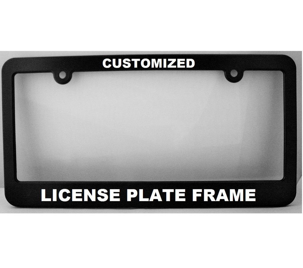 Custom License Plate Frame: "New York Style" ~ Personalized License Frame - Eva's Unity Sand Shoppe