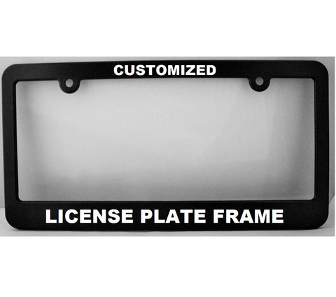 Custom License Plate Frame: "New York Style" ~ Personalized License Frame